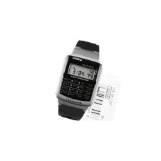 Casio Calculator Kalkulator Jam Tangan Karet Hitam CA-56-1D Original