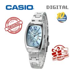 Casio Ladies Analog Wanita Jam Tangan Merek Terkenal Ladies QUARTZ Wanita Jam Tangan Arloji Panas Menjual Tanggal Hari Elegan LTP-1208E-9B2