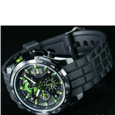 Casio Edifice EFR 523RB - 1AV Rubber Black Series (Jam Tangan Pria)