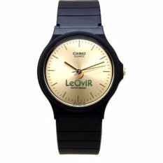 Casio Europe MQ-24-9E - Jam Tangan pria - Black Gold - Strap Rubber