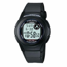 Casio F-200W-1ADF Jam Tangan Pria - Hitam - Karet