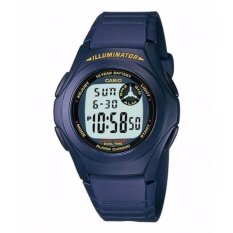 Casio F-200W-2ADF Jam Tangan Pria - Biru Hitam - Karet