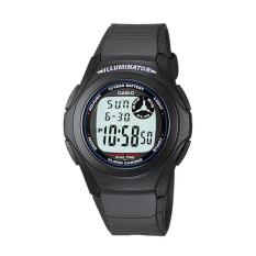 CASIO F200W1A 10Year Battery Life Sporty Black Jam Tangan Pria