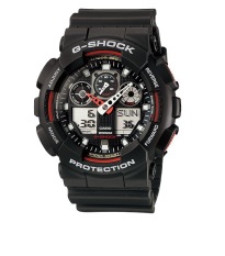 Casio G-Shock GA-100A-1A4 - Men Watch - Black - Resin Band