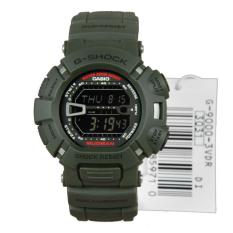 Jam Tangan Casio G-SHOCK G-9000-3V With Strap Gelang Warna Hijau Damar, atau Hijau Bening, Khusus untuk Pria