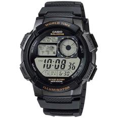 Casio Digital AE-1000W-1AVDF - Jam Tangan Pria - Hitam - Resin
