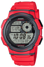 Casio Jam Tangan Pria AE-1000W-4AVDF - Merah - Karet