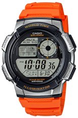Casio Jam Tangan Pria AE-1000W-4BVDF- Orange - Karet
