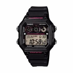Casio - Jam Tangan Pria - Hitam - Resin - AE-1300WH-1A2VDF