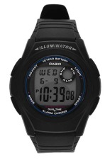 Casio - Jam Tangan Pria - Hitam - Resin - F200W-1A