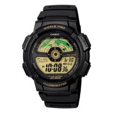 Casio Jam Tangan Pria Original Digital - Tali Ressin - AE-1100W-1BVDF - Black