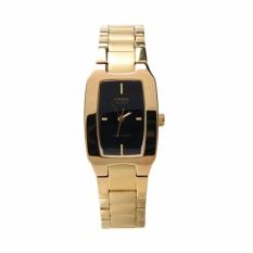 Casio Jam Tangan Wanita Original - Black Gold - CS-4286-GF