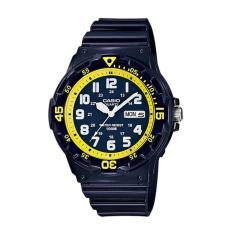 CASIO MRW-200HC-2BVDF - Jam Tangan Pria - Bahan Tali Resin - Hitam