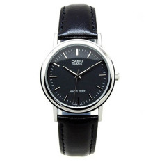 Casio MTP-1095E-7A Modis Kuarsa Jarum Petunjuk Siswa Sabuk Kulit Jam Tangan Pria Jam Tangan