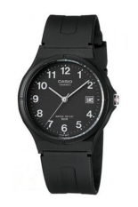 Casio MW-59-1BVDF - Jam Tangan Unisex - Casual - Hitam - Karet