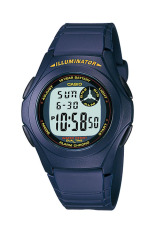 Casio Digital F-200W-2AU - Jam Tangan Pria - Blue - Resin band