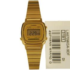 Casio Original Jam Tangan Wanita Digital Sporty - LA670WGA-9D Gold