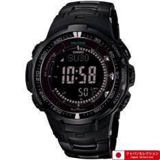 Casio Protrek Black TITAN Seri Terbatas-triple Sensor Ver.3-Tough Solar-multiband 6 Jam Tangan Pria Prw-3000yt-1jf (Jepang Impor)