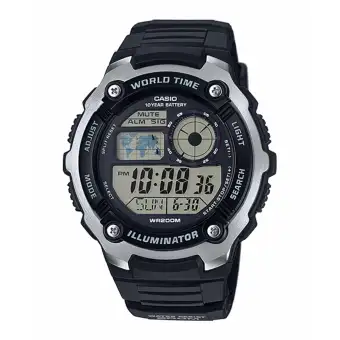 casio stainless black