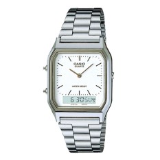 Casio Standard AQ-230A-7D - Jam Tangan Wanita - Silver - Stainless Steel Band