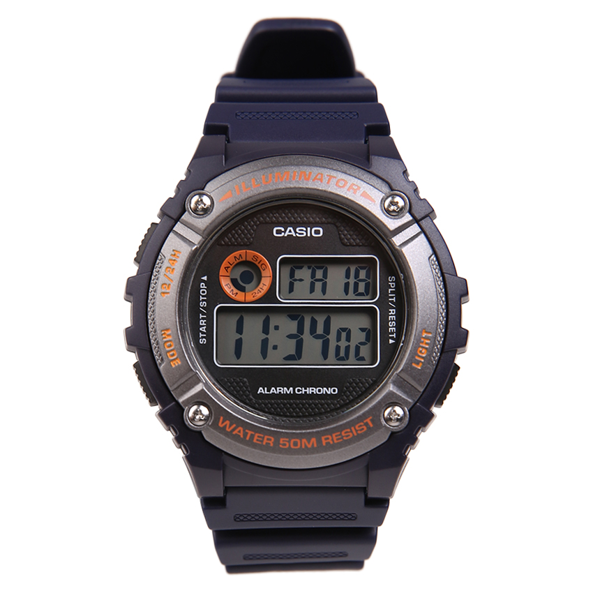 Casio W-216H-2BVDF Youth Series Jam Tangan - Navy