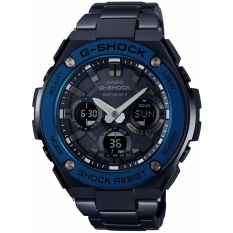 CASIO Watch G-SHOCK G-STEEL 6 Stasiun Radio Radio Di Seluruh Dunia Solar GST-W110BD-1A2JF Pria-Intl
