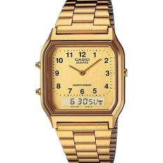 Casio Women's Jam Tangan Wanita Original Terbaru - Gold - Stainless Steel - A - 230GA