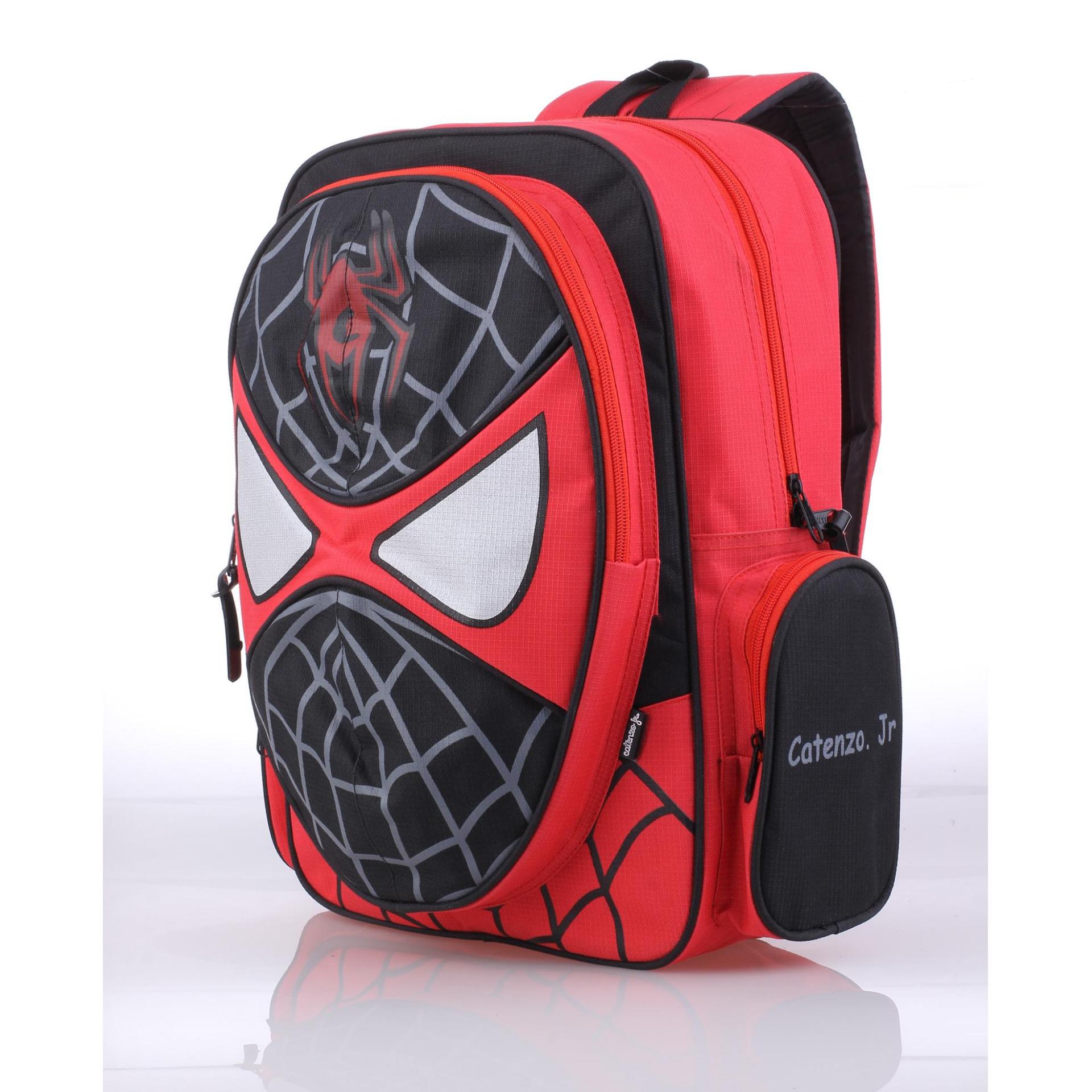 Catenzo Junior Tas Ransel Sekolah Anak Laki-Laki CZR181 - Boys School Bags - Merah