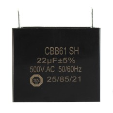 CBB61 SH 22 UF MFD 500 V AC 50/60Hz E232607 Generator Kapasitor AVR-Internasional