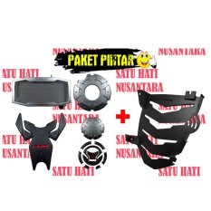 (CBR 150R / 150 R) Honda ORI Paket Aksesoris Silver + Under Grill Protector