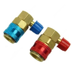 Cenita-Auto AC System R134a Quick Connectors/Adapters/Couplers Low/High Set HVAC Freon - intl