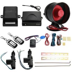 Cestlafit 2 Pintu Remote Keyless Entry Central Kunci Mengunci Kit dan Car Alarm-Intl