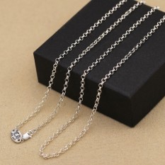 CH Gram Luo Bintang Kalung Pria 925 Murni Perak Kalung Panjang Wanita Gaya Sweter Rantai Hari brief Mengunci Rantai Tulang Sydney Bersama Gaya-Internasional