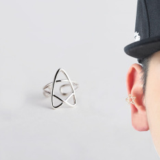 Anting Jepit Tanpa Tindik Pria Sterling Perak Anting Korea Modis Gaya Panggul Hop