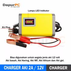 Charger Aki Portable 12V/2A Motor Mobil