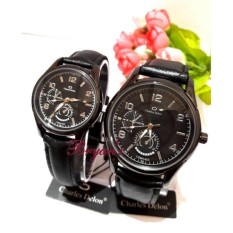 Charless Delon - Jam Tangan Couple - Leather Strap - CS-02
