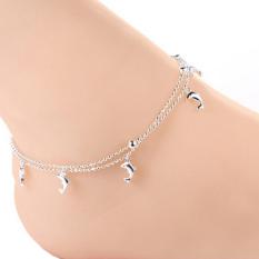 Murah Dolphin Women Gelang Kaki Ankle Chain Perhiasan Hadiah-Intl
