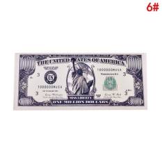Chic Unisex Pria Wanita Jasa Catatan Pola Pon Dolar Euro Dompet Dollar 1 Juta-Intl