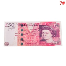 Chic Unisex Pria Wanita Jasa Catatan Pola Pon Dolar Euro Dompet Baru GBP 50-Intl