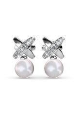 Chris Pearl Earrings - Crystals from Swarovski® - intl