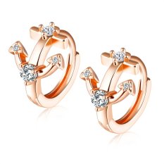 Hadiah Natal Fashion Anting Anting-Anting Perhiasan Korea Kapal Jangkar untuk Mengirim Pacarnya Anting KE680-Intl