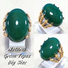 CINCIN BATU AKIK NATURAL GREEN TOPAZ HIJAU TERMURAH