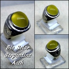 CINCIN BATU AKIK NATURAL SERPENTINE BIO SOLAR ACEH MUMBUL- JAMINAN GIWANG JAMINAN TERMURAH JAMINAN MANTAP