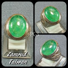 CINCIN BATU AKIK ZAMRUD TAIWAN RING ISTIMEWA TERMURAH BUKAN JUAL BAHAN / ROUGH / LOSTONE