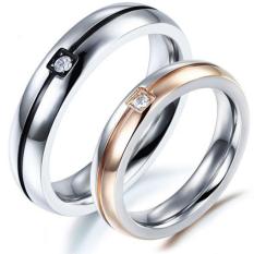 cincin couple / cincin pasangan / cincin nikah titanium 90