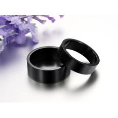 cincin couple / cincin tunangan / cincin nikah titanium anti karat dan hitam - 12