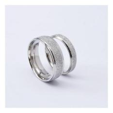 cincin couple / cincin tunangan / cincin nikah titanium anti karat dan hitam - 78