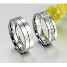 Cincin Couple - Cincin Tunangan - Cincin Nikah Titanium CC051