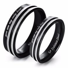 cincin couple original titanium 10