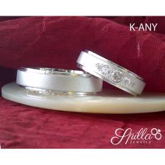 Cincin Couple Perak Tunangan atau Nikah K-ANY Silver Exlusive